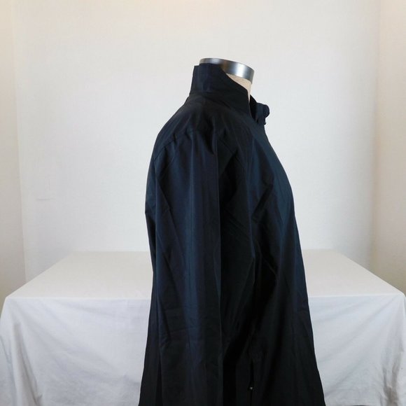 Cutter Buck Mens Blk XXL Long Sleeve WeatherTec Summit Golf Half Zip Jacket USNR - Picture 6 of 12